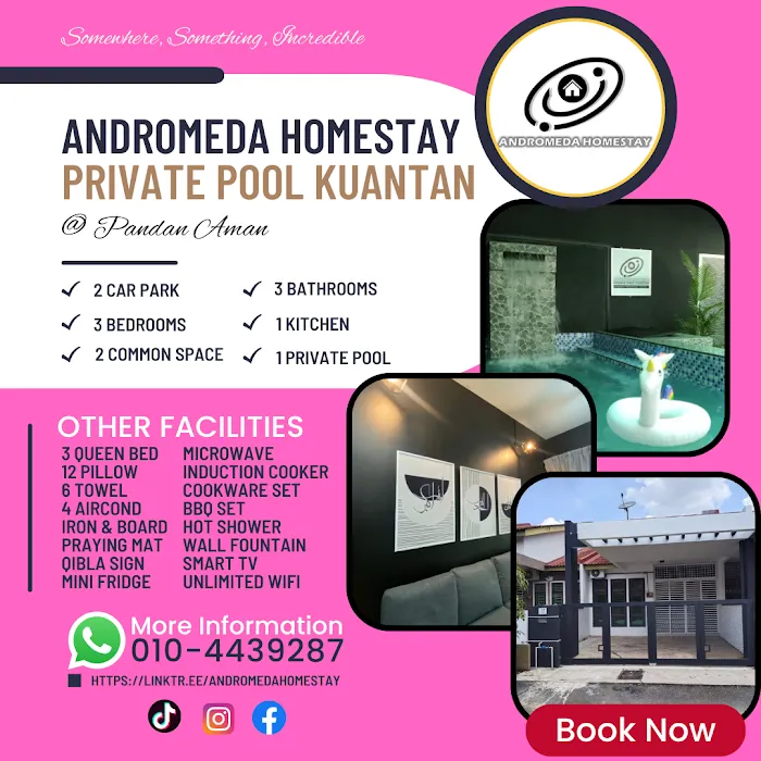 ANDROMEDA HOMESTAY Private Pool Kuantan Picture 2