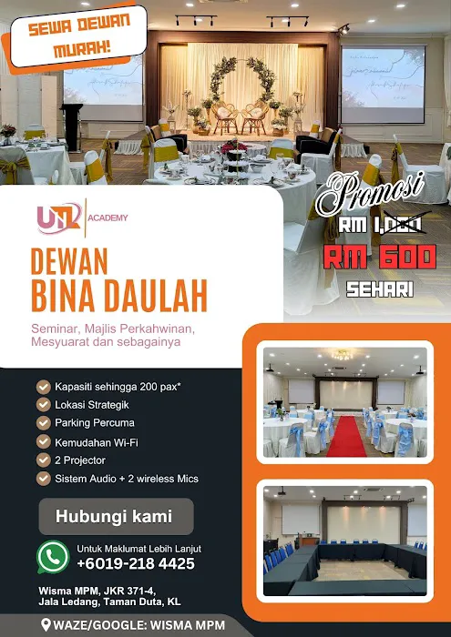 Dewan event dan seminar murah kuala lumpur viral Picture 1