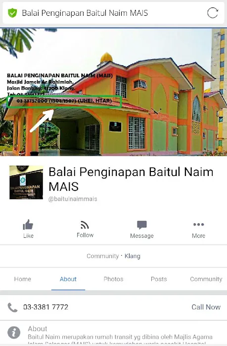 Balai Penginapan Baitul Naim Mais Picture 1
