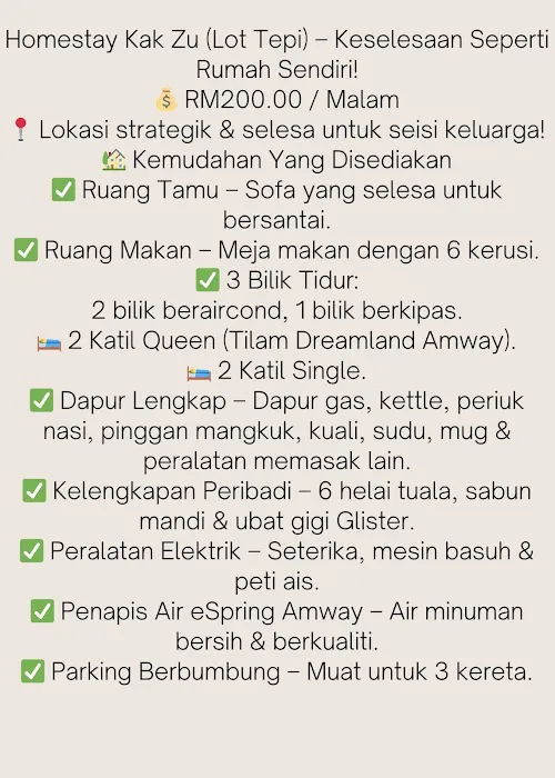 Homestay taman tempoyan idaman(kak zu) Picture 4