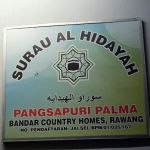 Surau Al-Hidayah Palma Bandar country homes Rawang
