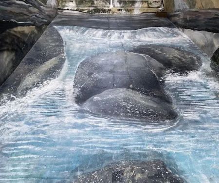 The Waterfall Mural of Temerloh