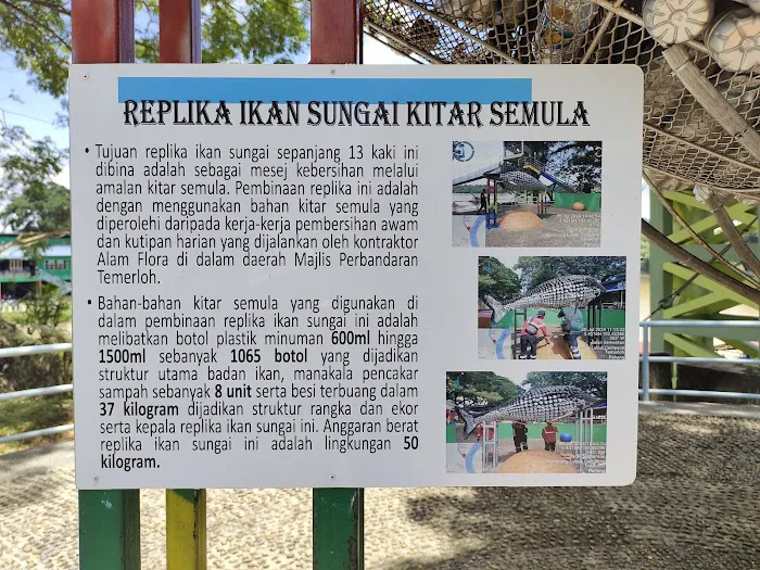 Replika ikan sungai kitar semula Picture 1