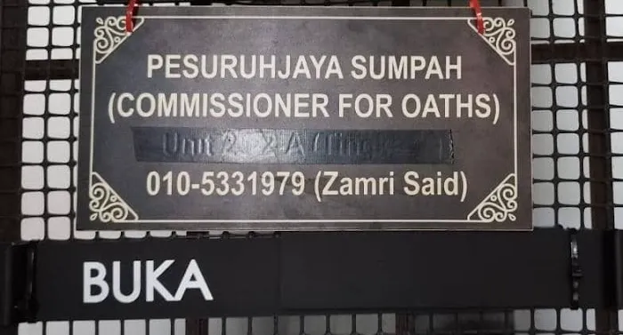 My Pesuruhjaya Sumpah Bandar Tasik Puteri (BTP)| Commissioner For Oaths BTP ,Bandar Tasik Puteri Rawang Picture 3