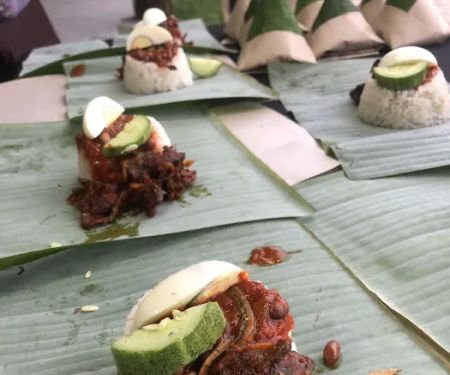 Nasi Lemak Daun Pisang Kundang