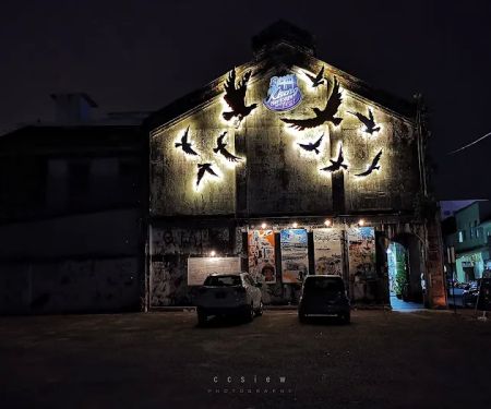 Flying Crow Street Art