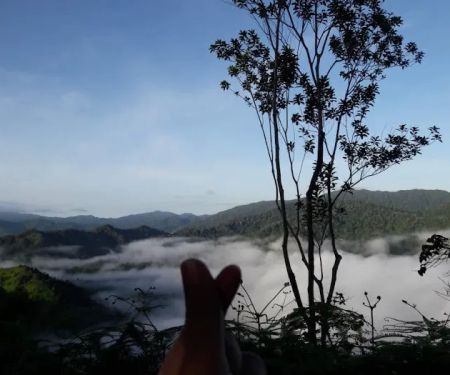 End Trail Bukit Panorama = Pondok Puncak Bukit Panorama