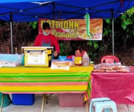 Gerai roti john 3Beradik