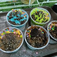Ais kepal dan susu kental ico
