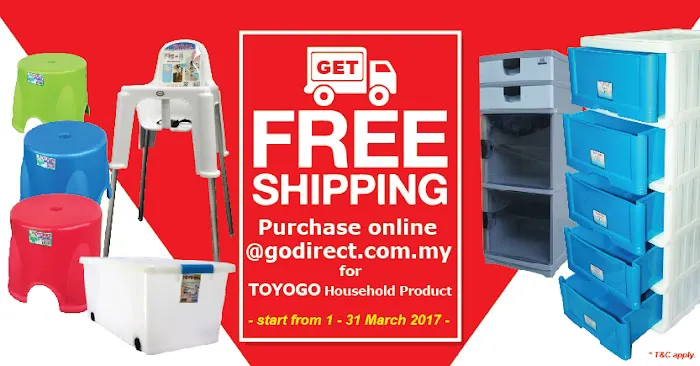 godirect.com.my Go Direct Online Store - Shop Quality Storage & Organizing Solutions Online with Free Shipping Picture 7