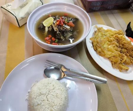 Nasi sup wan jah kelate