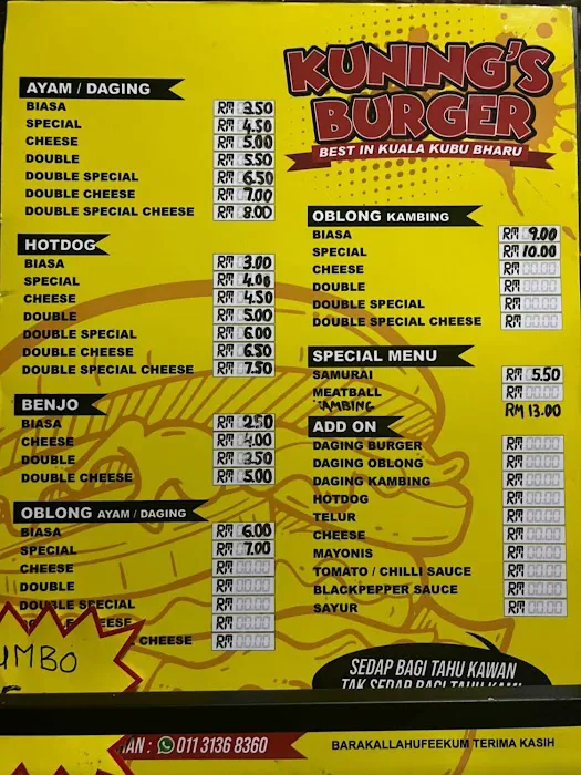 kuning's burger KKB Picture 2