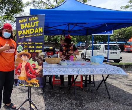NASI AYAM BALUT PANDAN