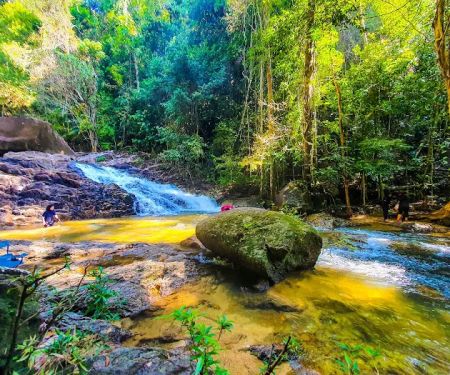 Trail Head to Batu Bertenggek Waterfall