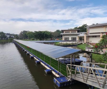 Tasik Fakulti Kejuruteraan UPM (full with biawak)