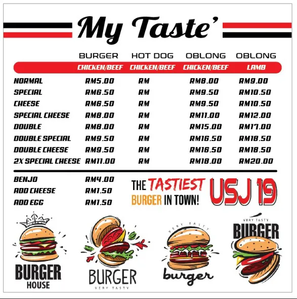 MY TASTE' BURGER USJ19 Picture 3