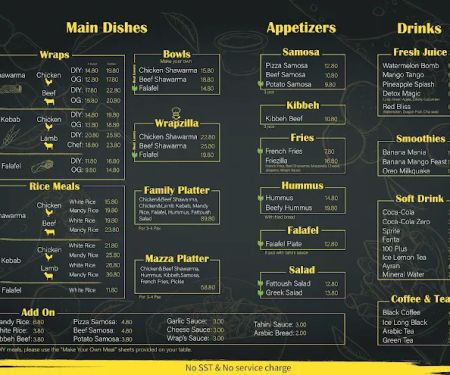 Wrap Restaurant | Scott Garden