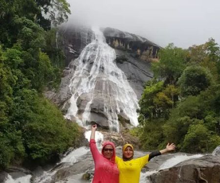 Dabong camp side stong hill waterfall