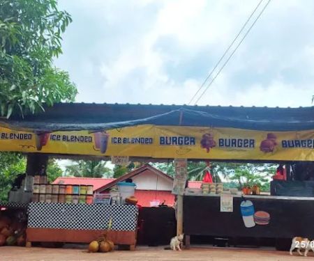 Kedai burger makadik / ice blend moksu
