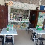 Zam coconut shake &waffle