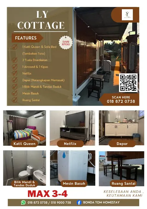 Bonda Tom Homestay dan Roomstay(LY Cottage) Felda Jengka 8 with pool Picture 8