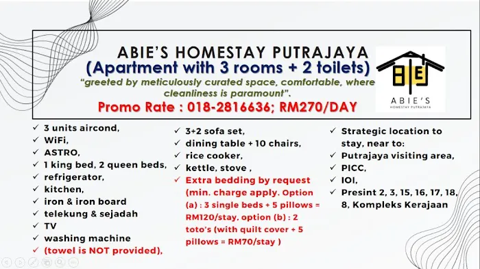 Abie's Homestay Putrajaya Picture 9