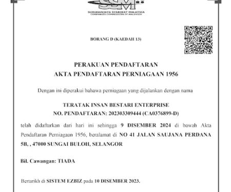 TERATAK INSAN BISTARI