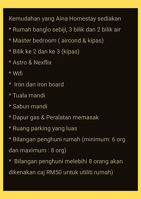 Aina Homestay Tanah Merah Picture 8