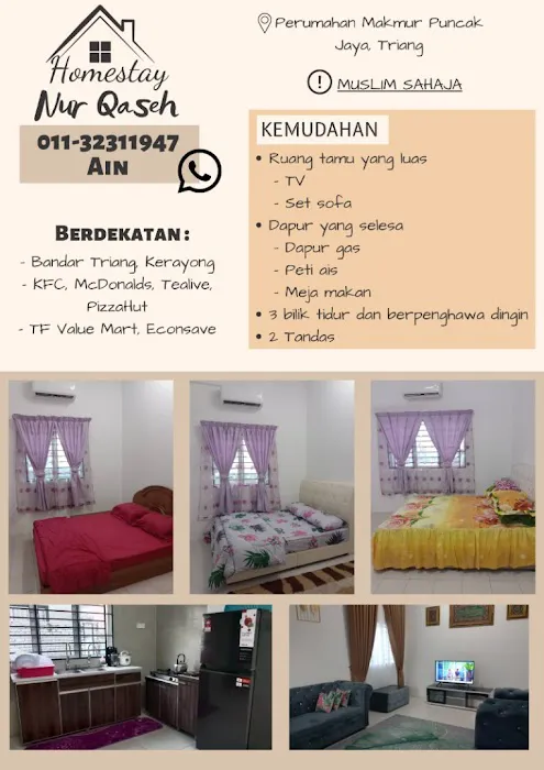 Homestay Nur Qaseh Triang Bera Picture 8