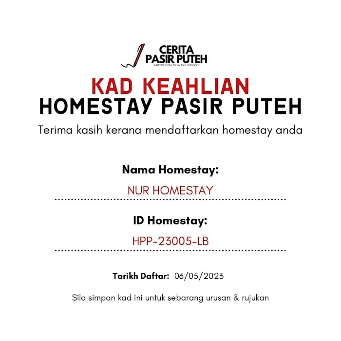 NURHOMESTAY BANDAR BARU PASIR PUTEH Picture 1