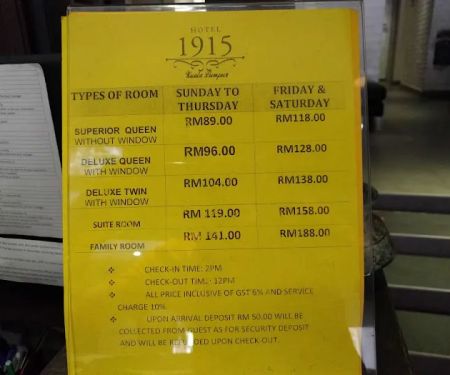 OYO 141 Hotel 1915 Kuala Lumpur