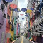 Brickfields colorful backlane