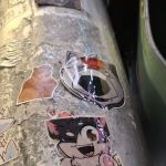 The Furry Sticker Pole of Bukit Bintang