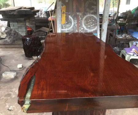 Tris meja antik epoxyresin