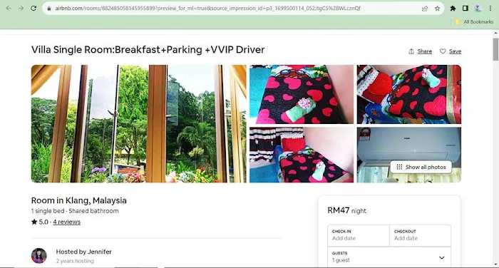 Jennifer MAMA Guesthouse BT Klang Picture 1
