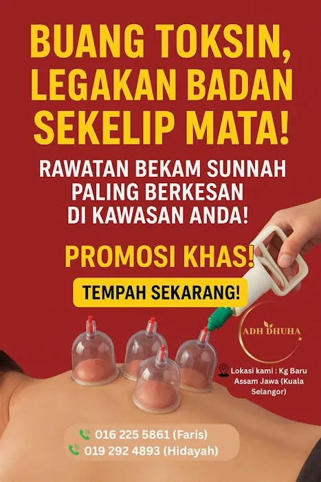 ADH DHUHA BEKAM SUNNAH , RAWATAN URUTAN SARAF, PEMBETULAN TULANG, LELAKI DAN WANITA Picture 8