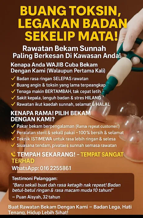 ADH DHUHA BEKAM SUNNAH , RAWATAN URUTAN SARAF, PEMBETULAN TULANG, LELAKI DAN WANITA Picture 2