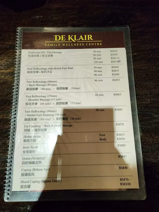 De Klair Thai Massage & Reflexology Picture 8