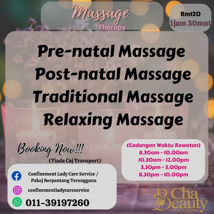 Confinement Lady Care Service, Pakej Ibu Berpantang, Massage, postnatal, prenatal, traditional, relaxing Picture 4