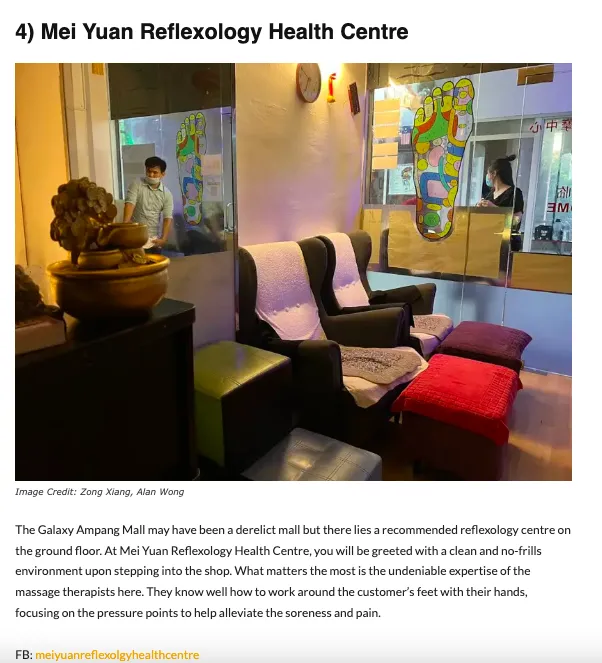 Mei Yuan Reflexology Health Centre | Massage Picture 9