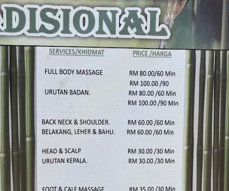 Traditional massage