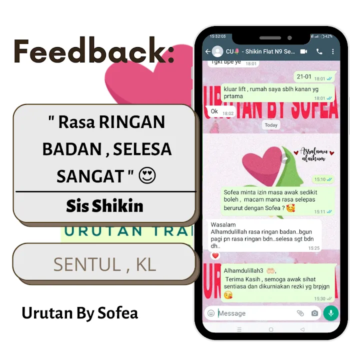 Urutan Traditional Wanita Melayu / Bekam / Urut Saraf by Sofea ( HANYA URUT WANITA ) Picture 6