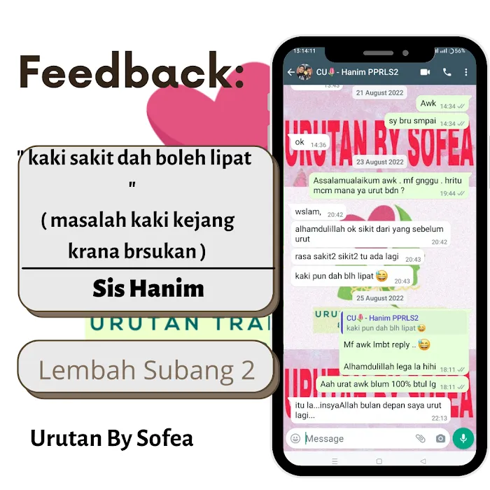 Urutan Traditional Wanita Melayu / Bekam / Urut Saraf by Sofea ( HANYA URUT WANITA ) Picture 5