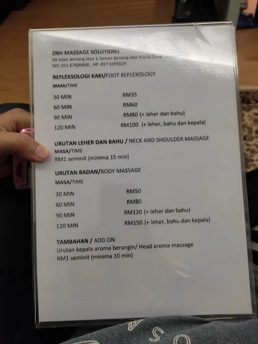 Pusat Refleksologi Orang Buta (ZNH Massage Solution) Picture 8