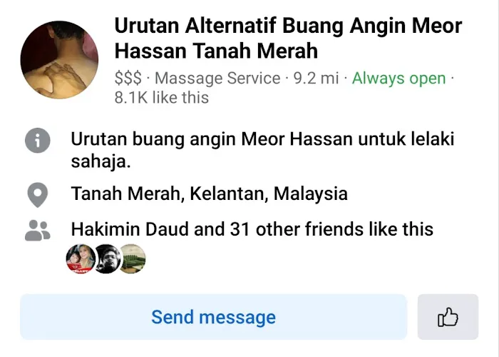 Urutan Buang Angin Tanah Merah | Urut Angin Medu Picture 1