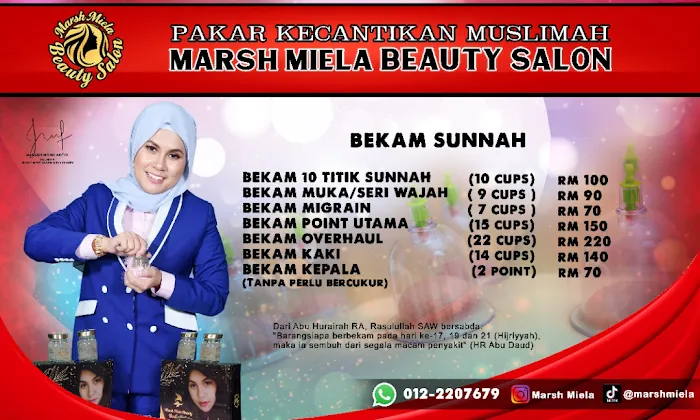 PAKAR KECANTIKAN MUSLIMAH MARSH MIELA BEAUTY SALON Picture 7