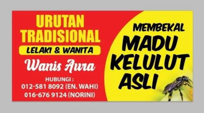 Urutan tradisional wanis aura Picture 1