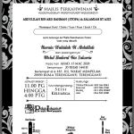 Majlis perkahwinan AIN & SHAHRUL