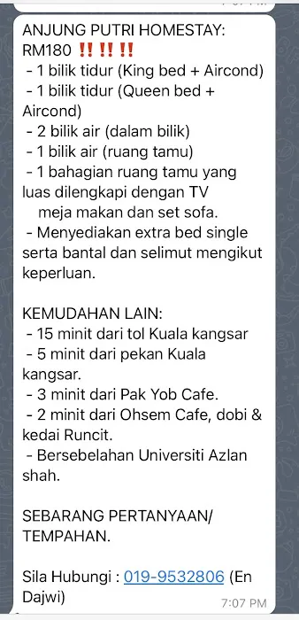 Anjung Putri Homestay Picture 10