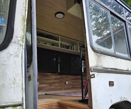 Converted Bus near Universiti Malaya